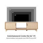Mobile TV moderno con ante scanalate