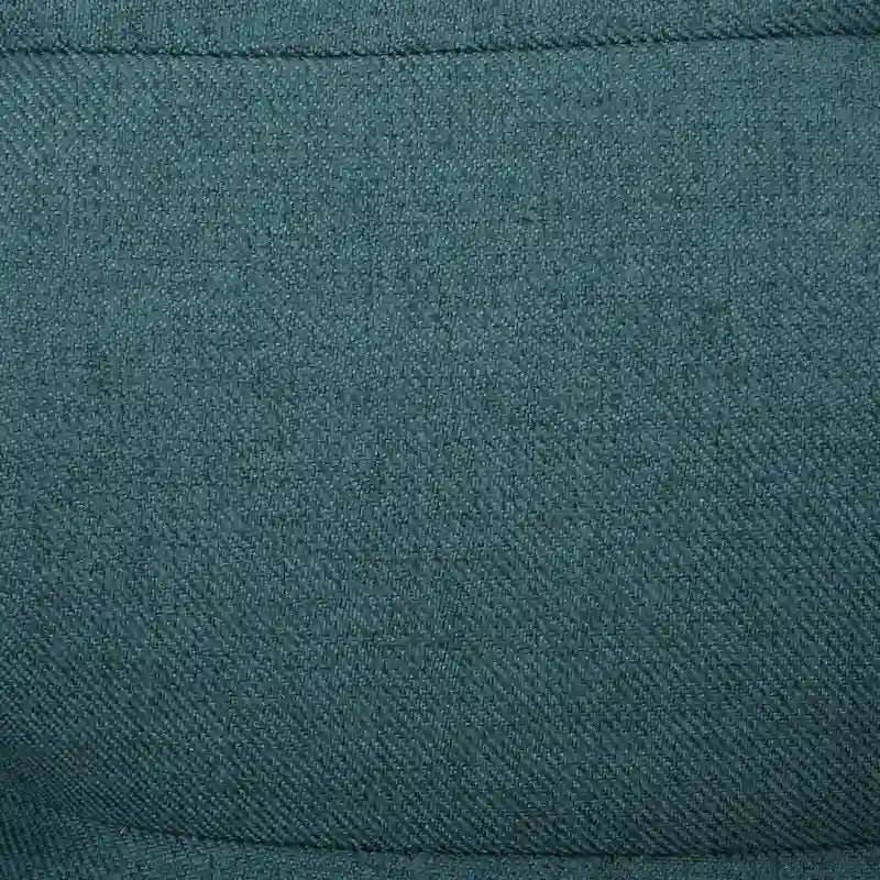Moderna Poltrona a Orecchioni con Schienale Alto 32.5, Rivestita e Capitonnè, con Gambe in Legno di Caucciù