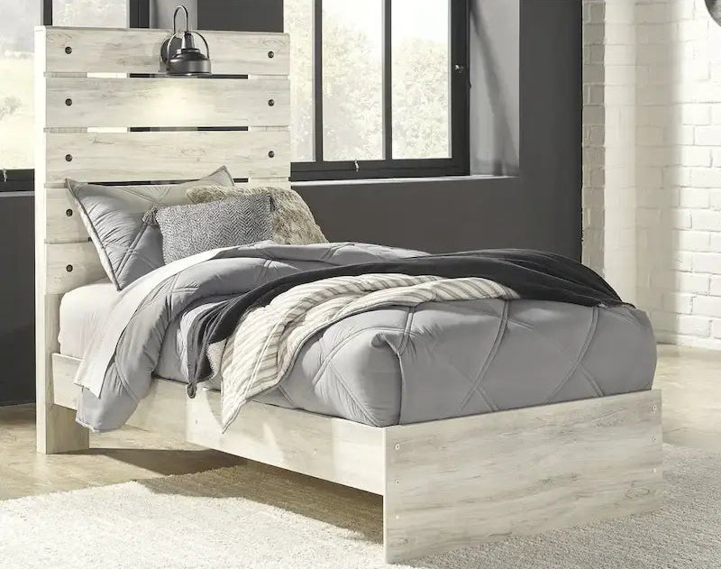 Cambeck Whitewash Panel Bed