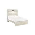 Letto in legno sbiancato