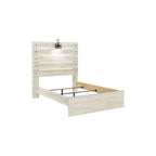 Letto in legno sbiancato