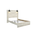 Letto in legno sbiancato