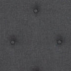 Letto a piattaforma trapuntato e materasso a molle insacchettate in memory foam