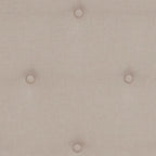 Letto a piattaforma trapuntato e materasso a molle insacchettate in memory foam