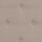Letto a piattaforma trapuntato e materasso a molle insacchettate in memory foam