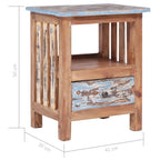 Comodino in Legno Massello di Mogano