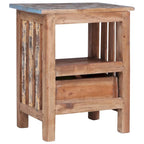 Comodino in Legno Massello di Mogano