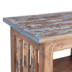 Comodino in Legno Massello di Mogano