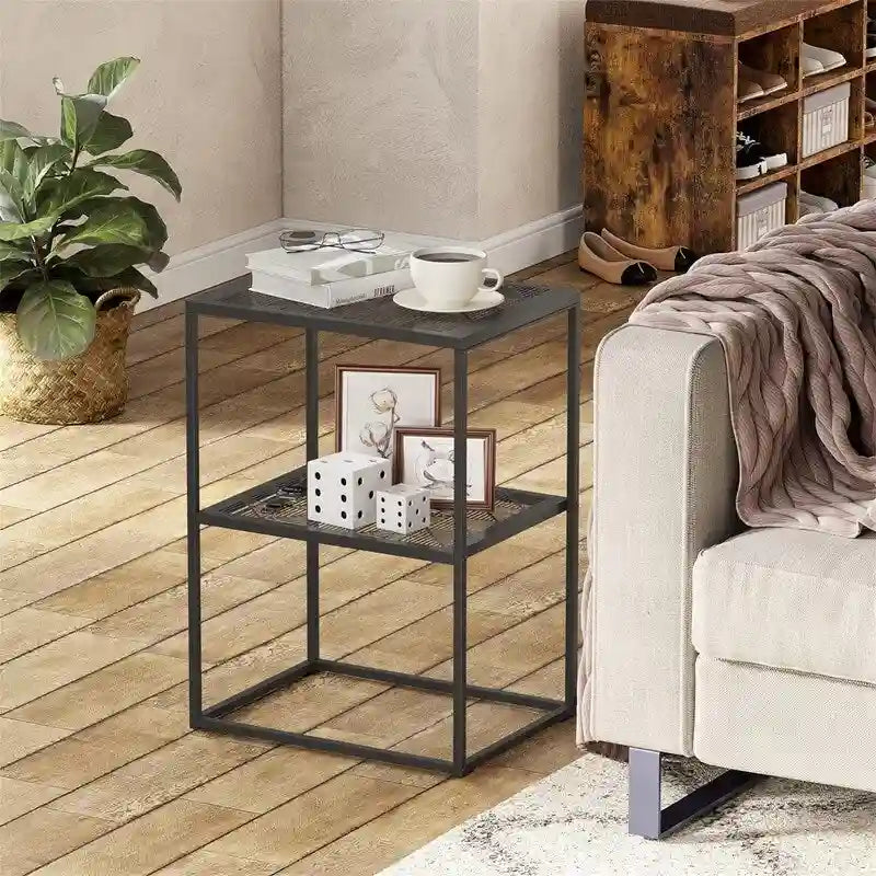 Scaffale in metallo in piedi - 11,8P x 15,8L x 22,1A