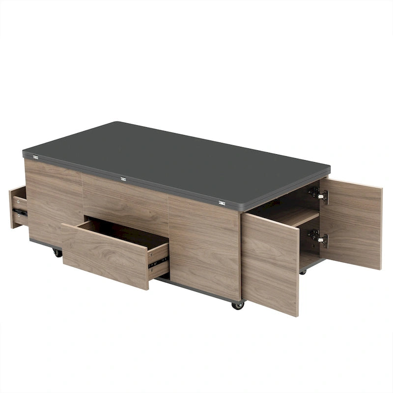 Tavolino da caffè con piano sollevabile
